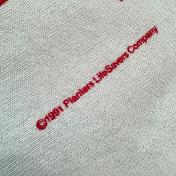 VINTAGE 1991 Lifesavers Candy Holes Promo Graphic T-shirt Mens Single Stitch - Picture 5 of 8